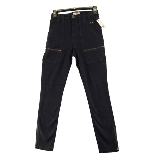 JOIE High Rise Park Skinny G Black Size 26 - Picture 1 of 13